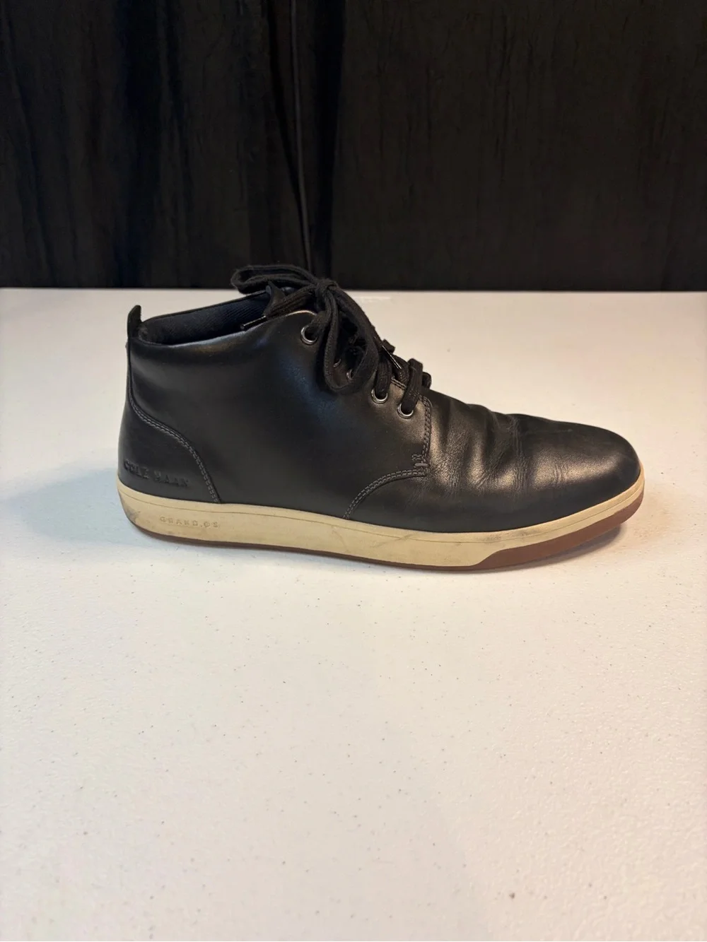 Cole Haan Men's Black Leather Chukka Boots Sneakers Casual Shoes Men's Size 11